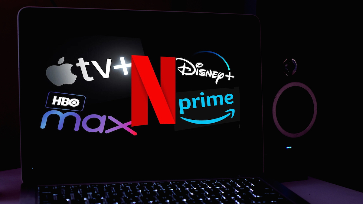  "Three iconic brands: Apple, Netflix, and Amazon Prime Video logos side by side, representing cutting-edge technology and premium entertainment services."