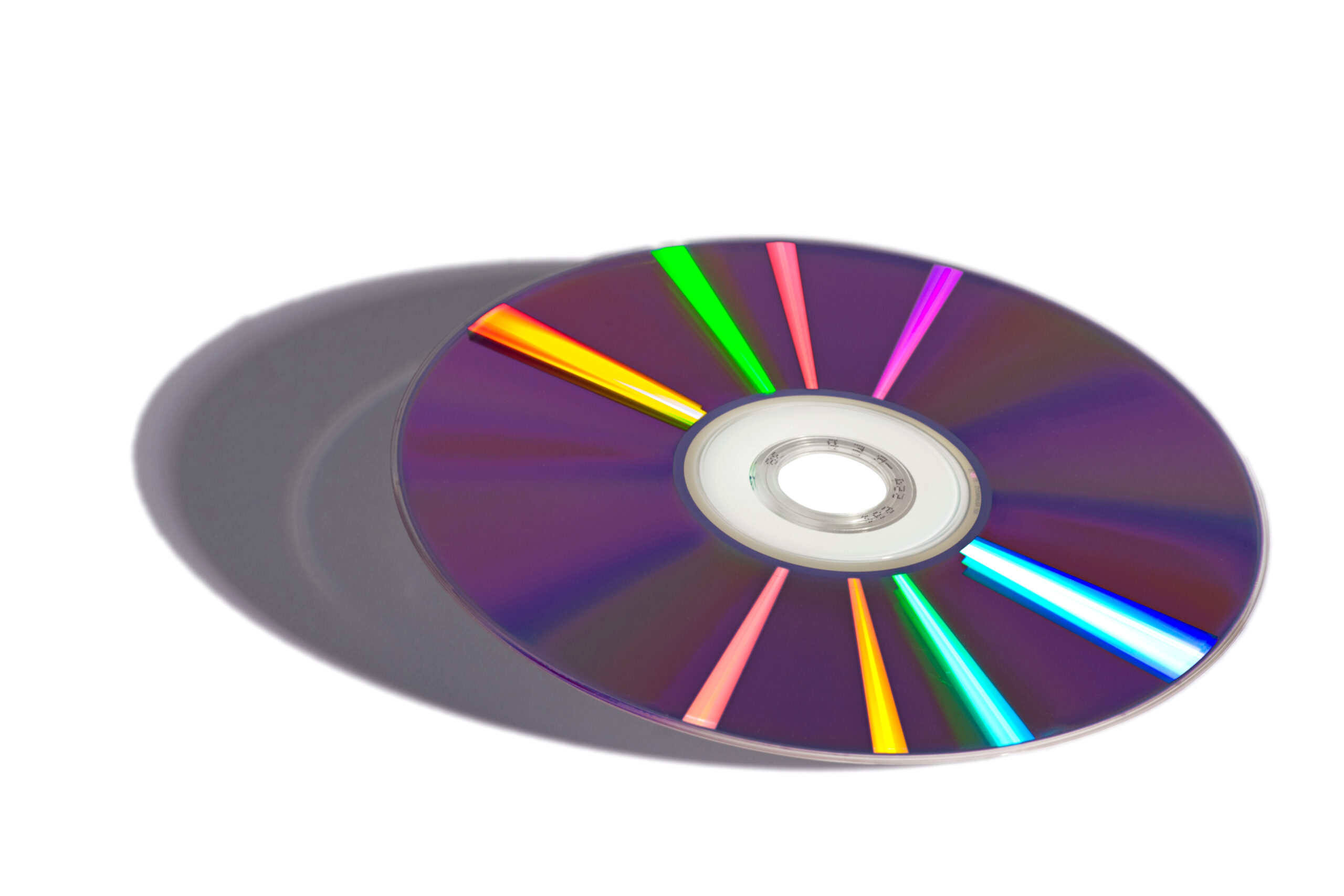 An illustration of a futuristic 10,000 TB CD, showcasing its massive data storage capacity. The CD is depicted with a sleek, high-tech design, emphasizing its cutting-edge technology and potential to revolutionize data storage solutions